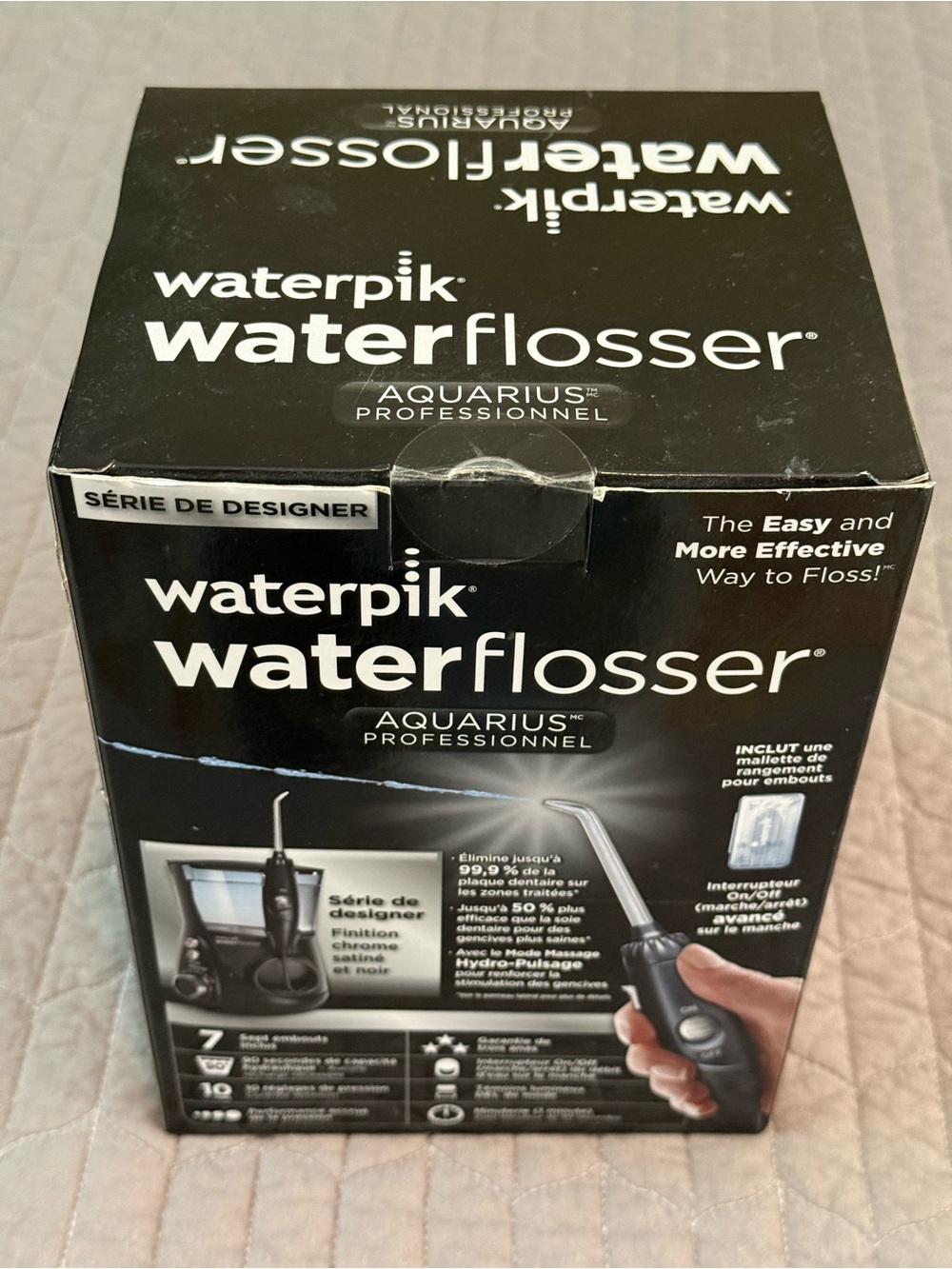 Waterpik Water Flosser Aquarius Professional - Black
